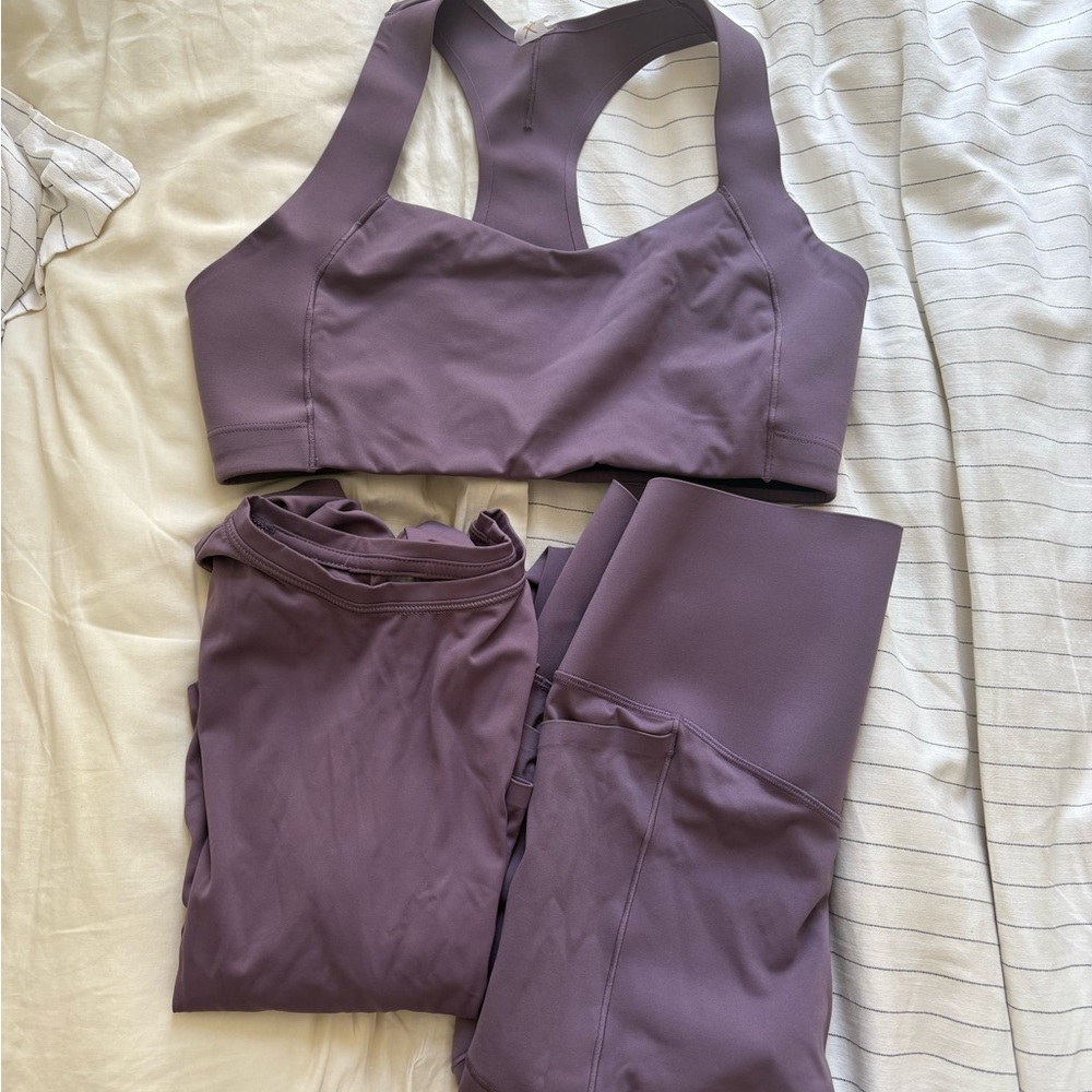 Purple 3 Piece Activewear Set (can be sold separately) - Picture 4 of 4